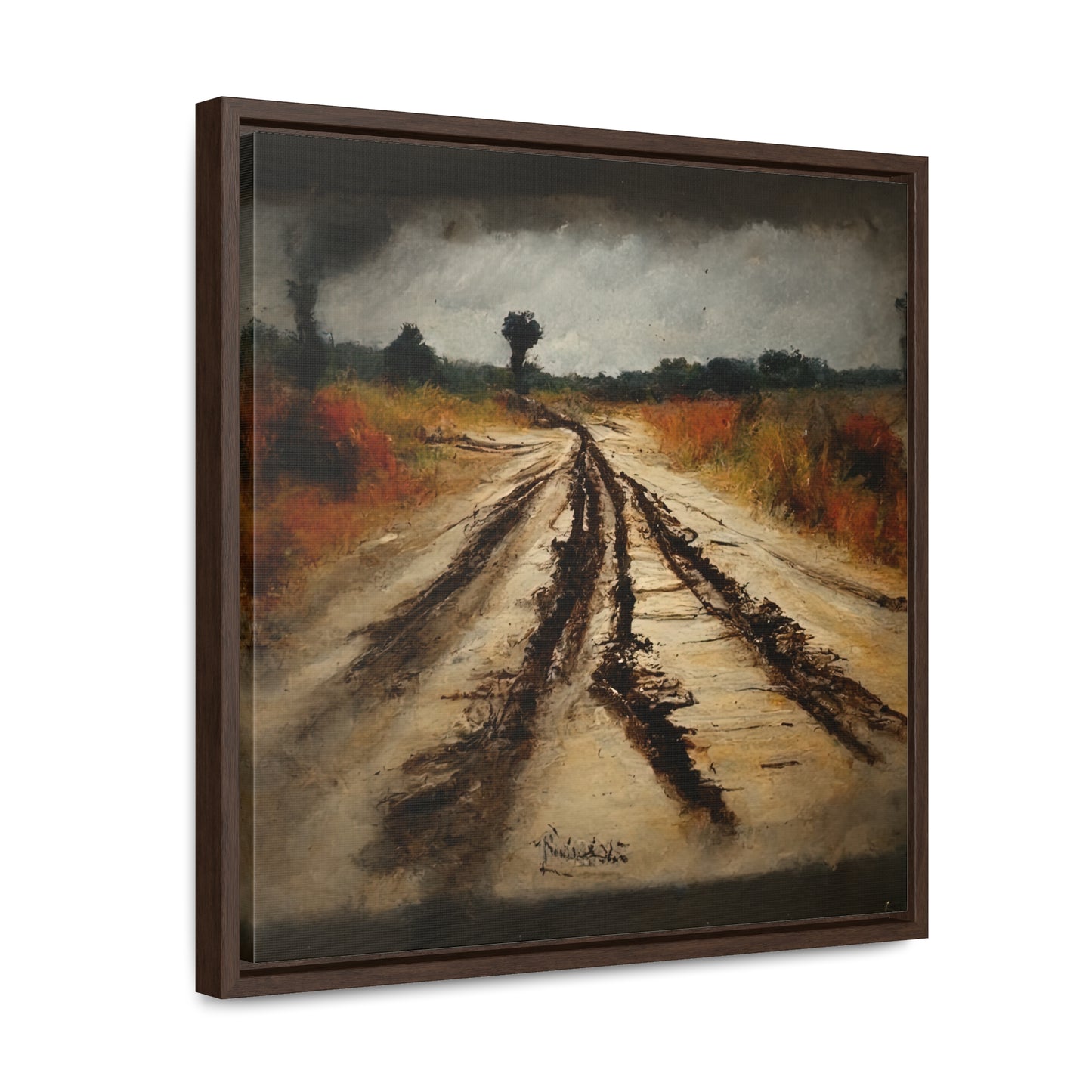 To the Rainy Land 9, Valentinii, Gallery Canvas Wraps, Square Frame