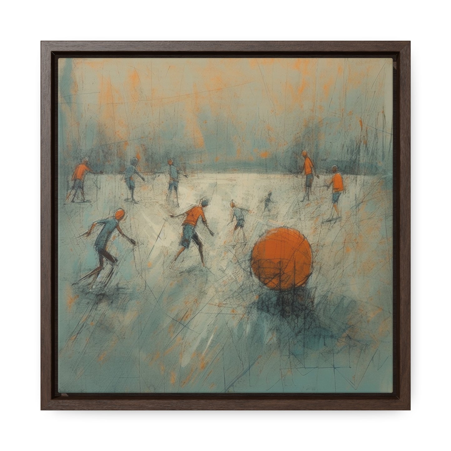 Childhood 38, Gallery Canvas Wraps, Square Frame