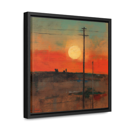 Land of the Sun 80, Valentinii, Gallery Canvas Wraps, Square Frame