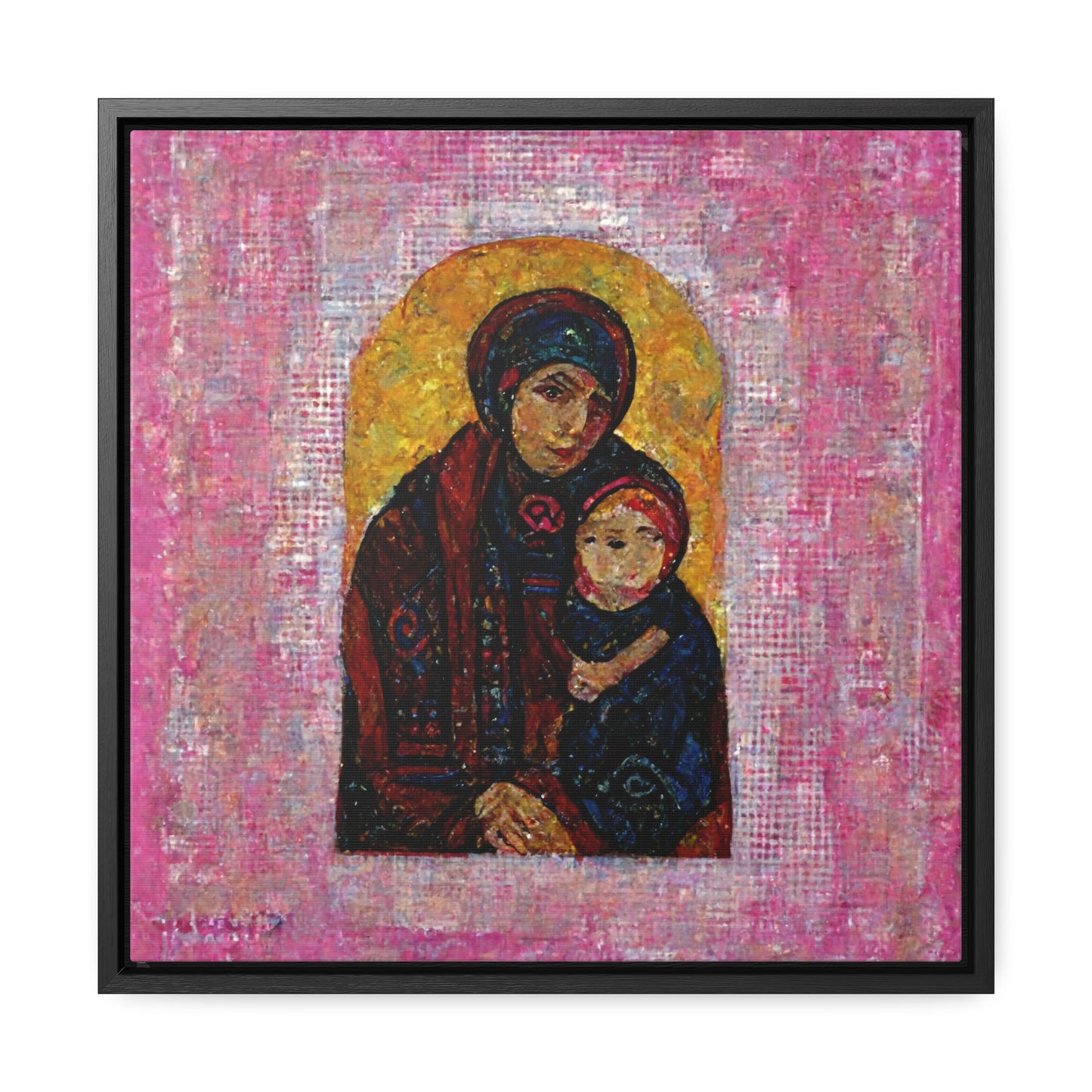 Mary and the Child 10, Valentinii, Gallery Canvas Wraps, Square Frame