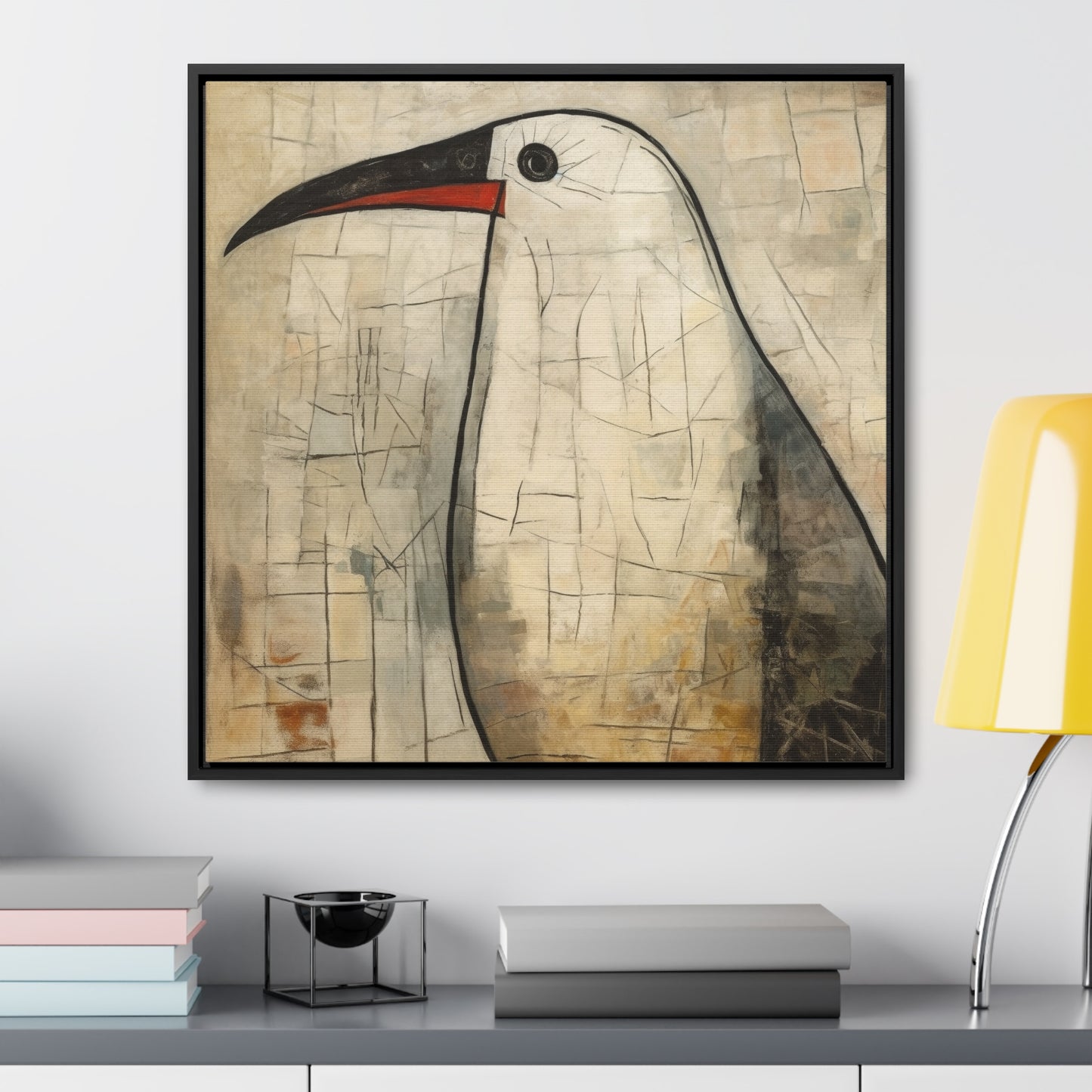 Bird 10, Gallery Canvas Wraps, Square Frame