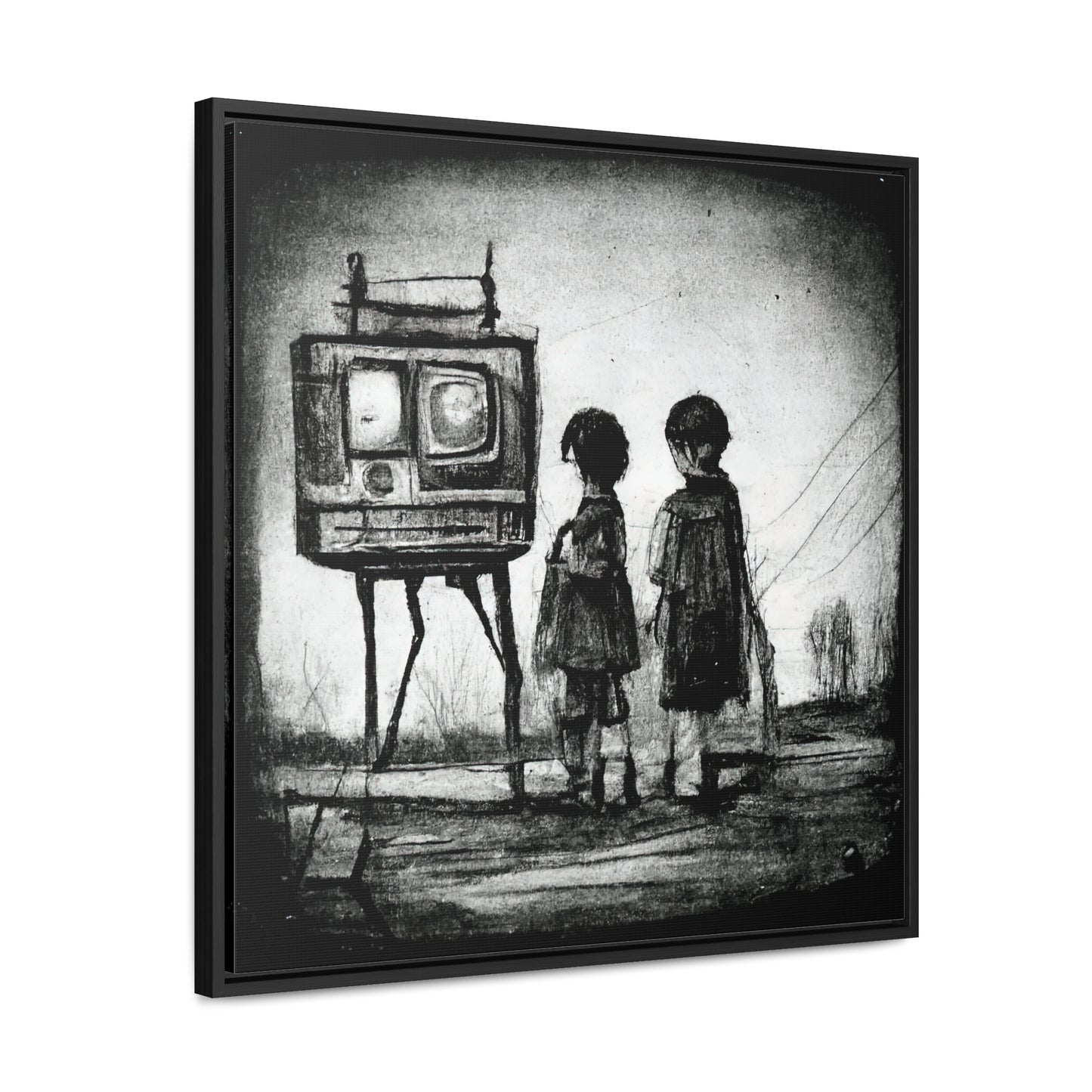 Childhood Wave 7, Valentinii, Gallery Canvas Wraps, Square Frame