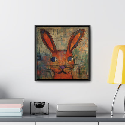 Rabbit 35, Gallery Canvas Wraps, Square Frame