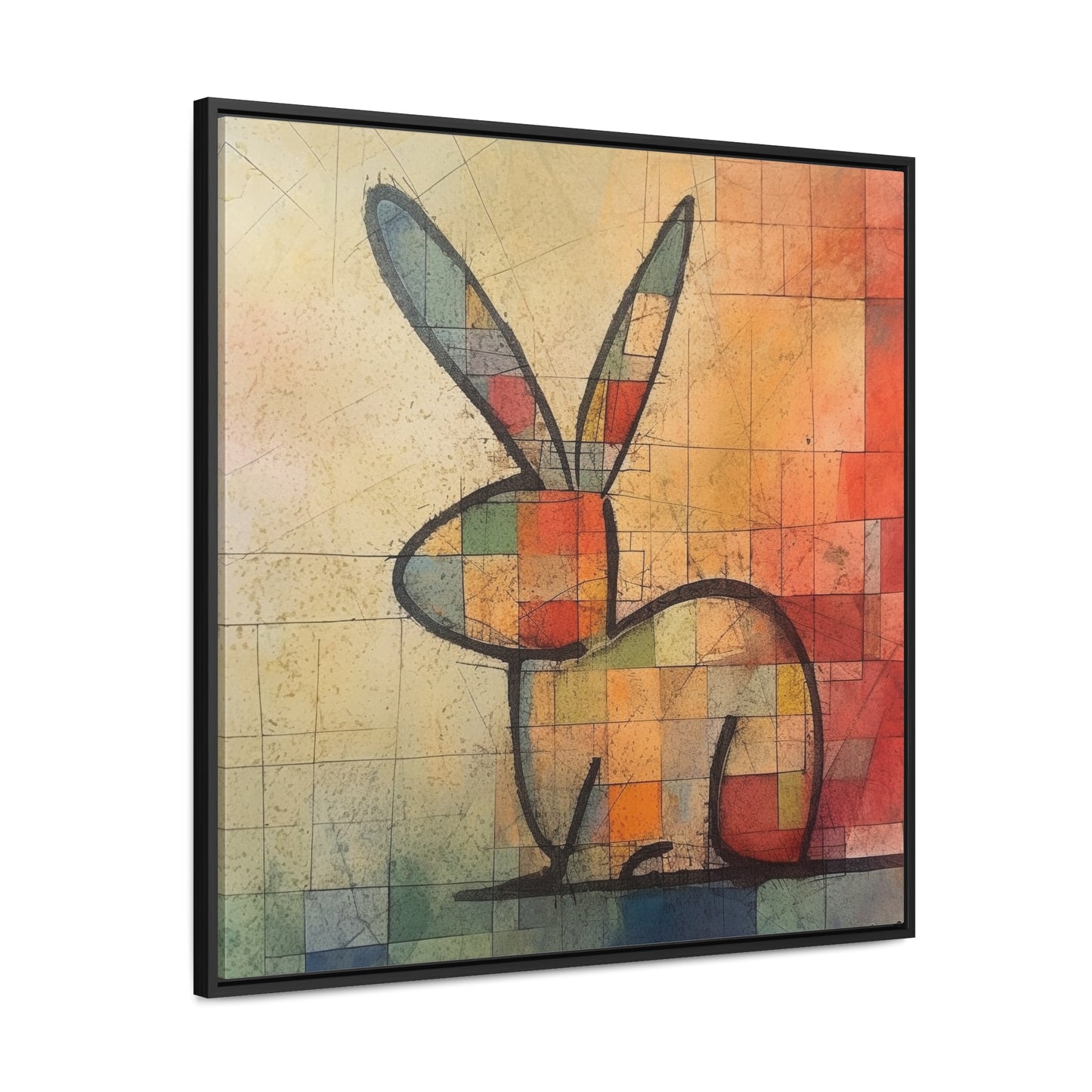 Rabbit 26, Gallery Canvas Wraps, Square Frame