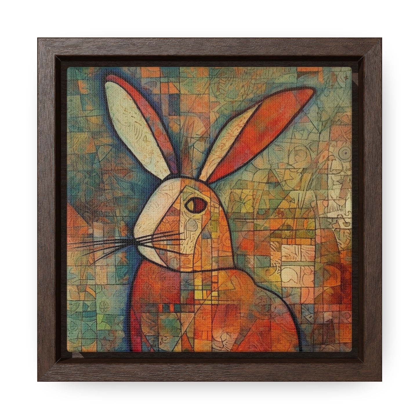 Rabbit 5, Gallery Canvas Wraps, Square Frame