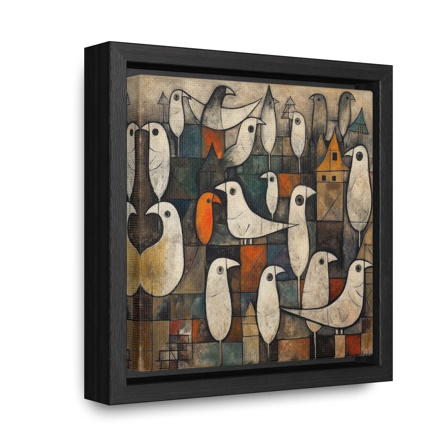 Bird 27, Gallery Canvas Wraps, Square Frame