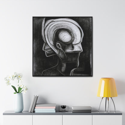 Brain 41, Valentinii, Gallery Canvas Wraps, Square Frame