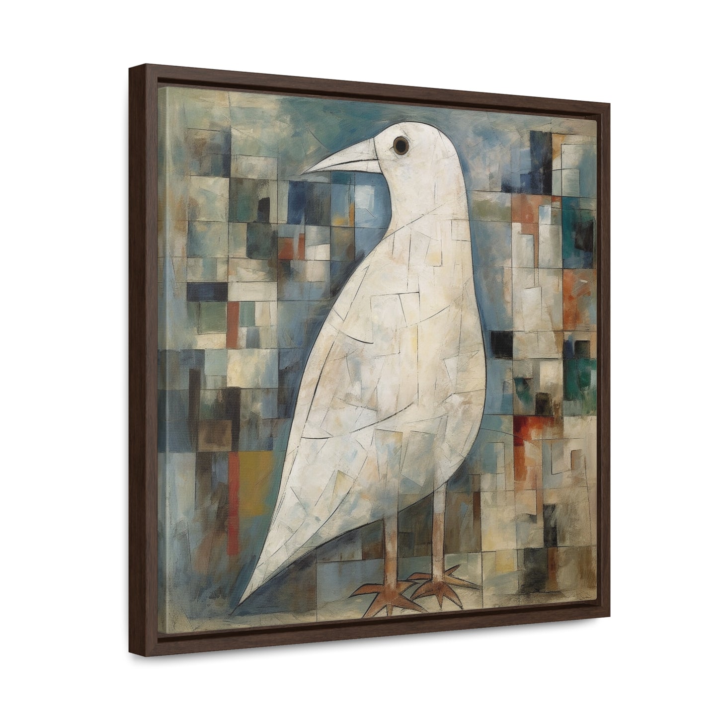 Bird 6, Gallery Canvas Wraps, Square Frame