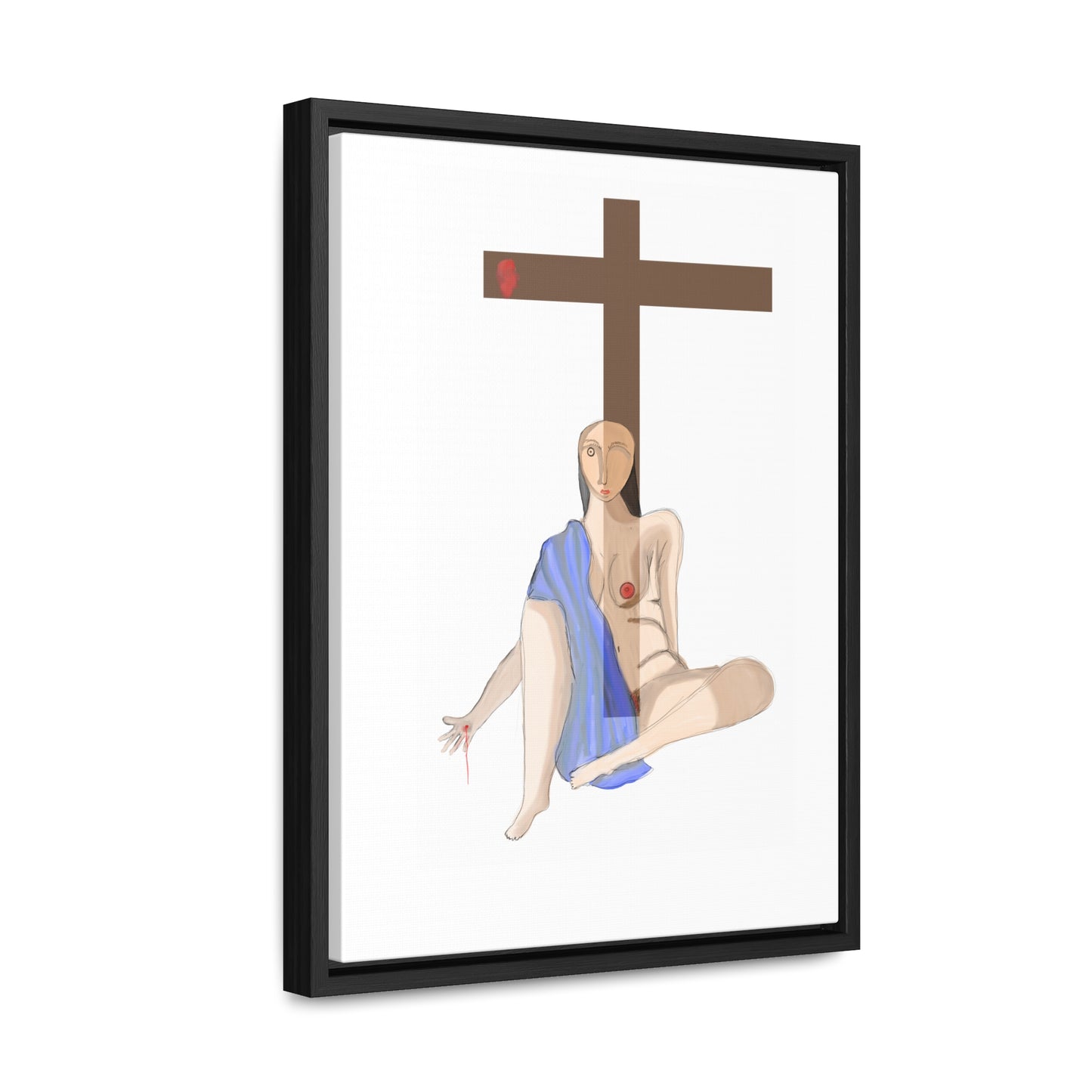 Cross, Original Eduard Pavel, Gallery Canvas Wraps, Vertical Frame