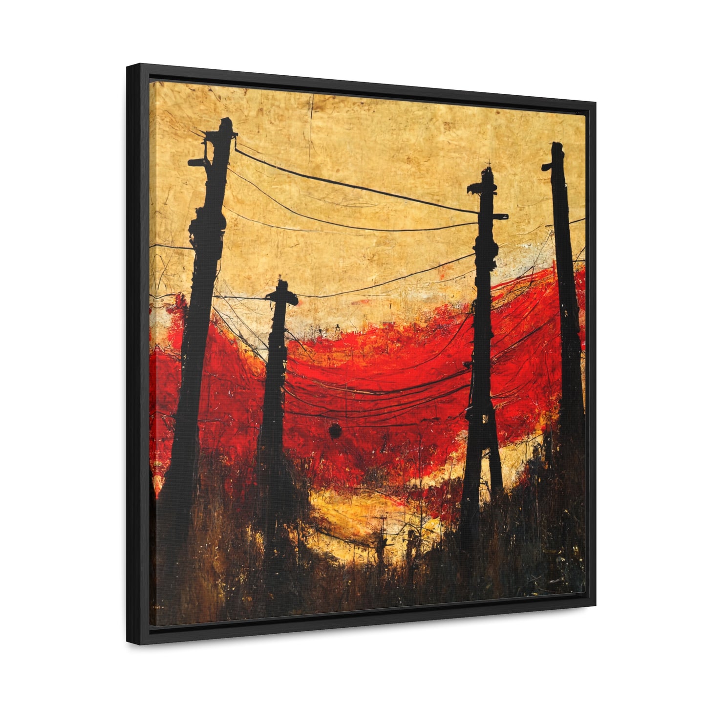 Land of the Sun 22, Valentinii, Gallery Canvas Wraps, Square Frame