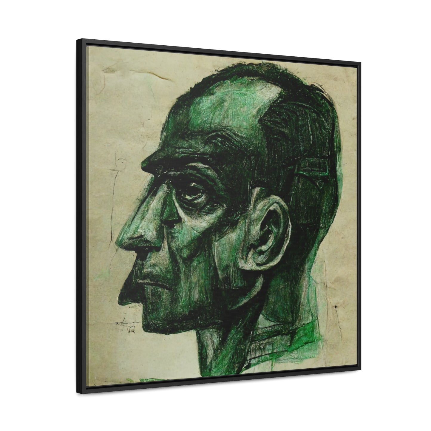 Heads 12, Valentinii, Gallery Canvas Wraps, Square Frame