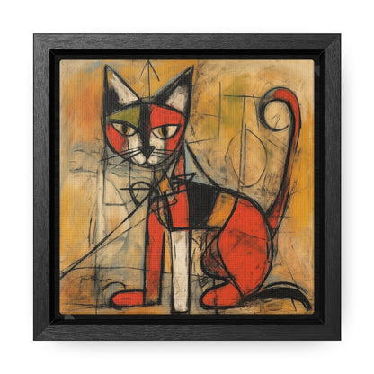 Cat 52, Gallery Canvas Wraps, Square Frame