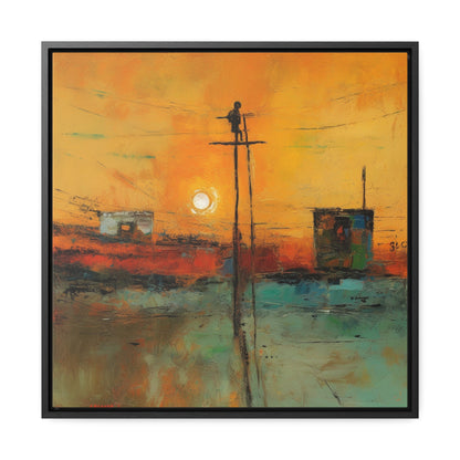 Land of the Sun 81, Valentinii, Gallery Canvas Wraps, Square Frame