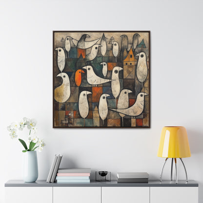 Bird 27, Gallery Canvas Wraps, Square Frame