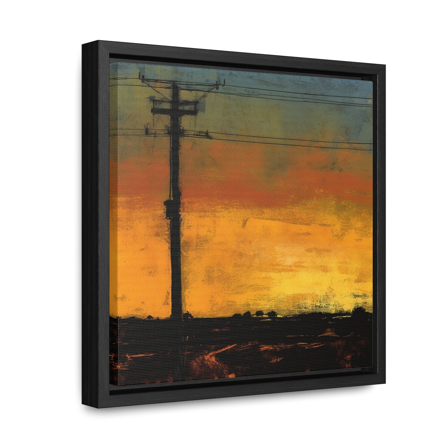 Land of the Sun 84, Valentinii, Gallery Canvas Wraps, Square Frame