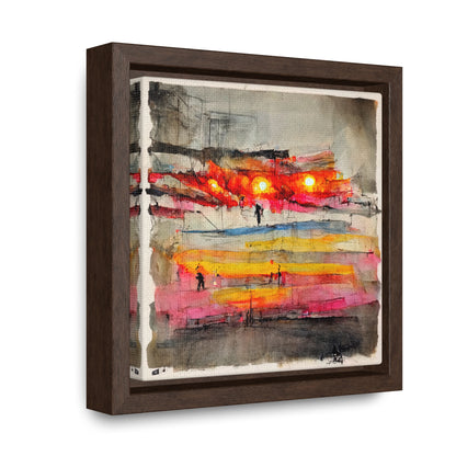 Land of the Sun 9, Valentinii, Gallery Canvas Wraps, Square Frame