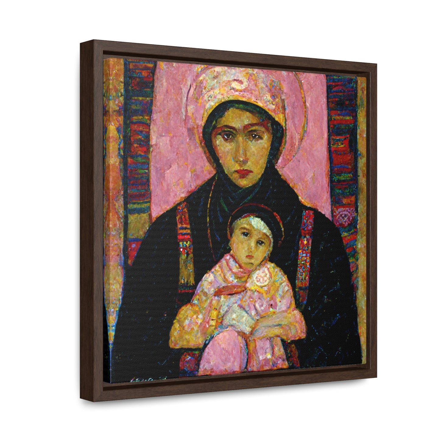 Mary and the Child 6, Valentinii, Gallery Canvas Wraps, Square Frame