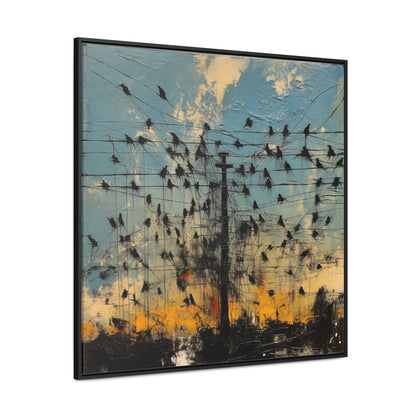 Bird 35, Gallery Canvas Wraps, Square Frame