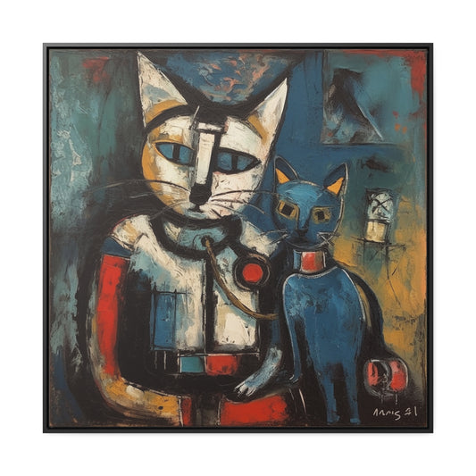 Cat 31, Gallery Canvas Wraps, Square Frame