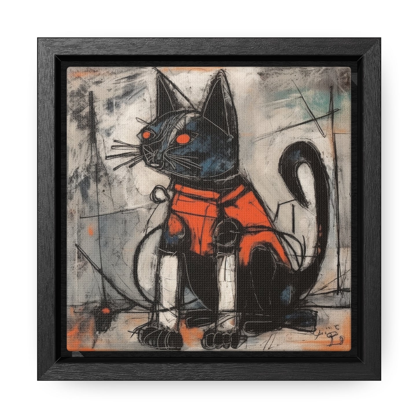 Cat 86, Gallery Canvas Wraps, Square Frame