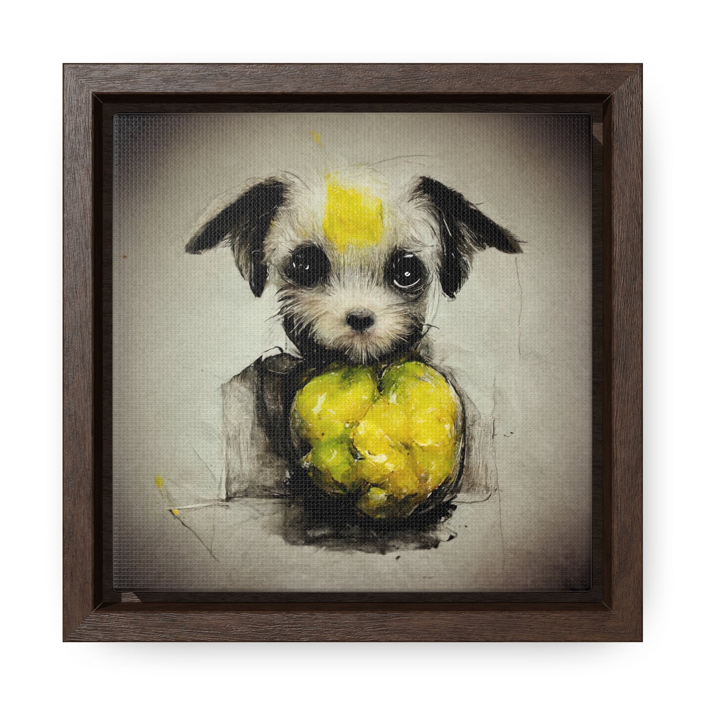 Dogs and Puppies 4, Valentinii, Gallery Canvas Wraps, Square Frame