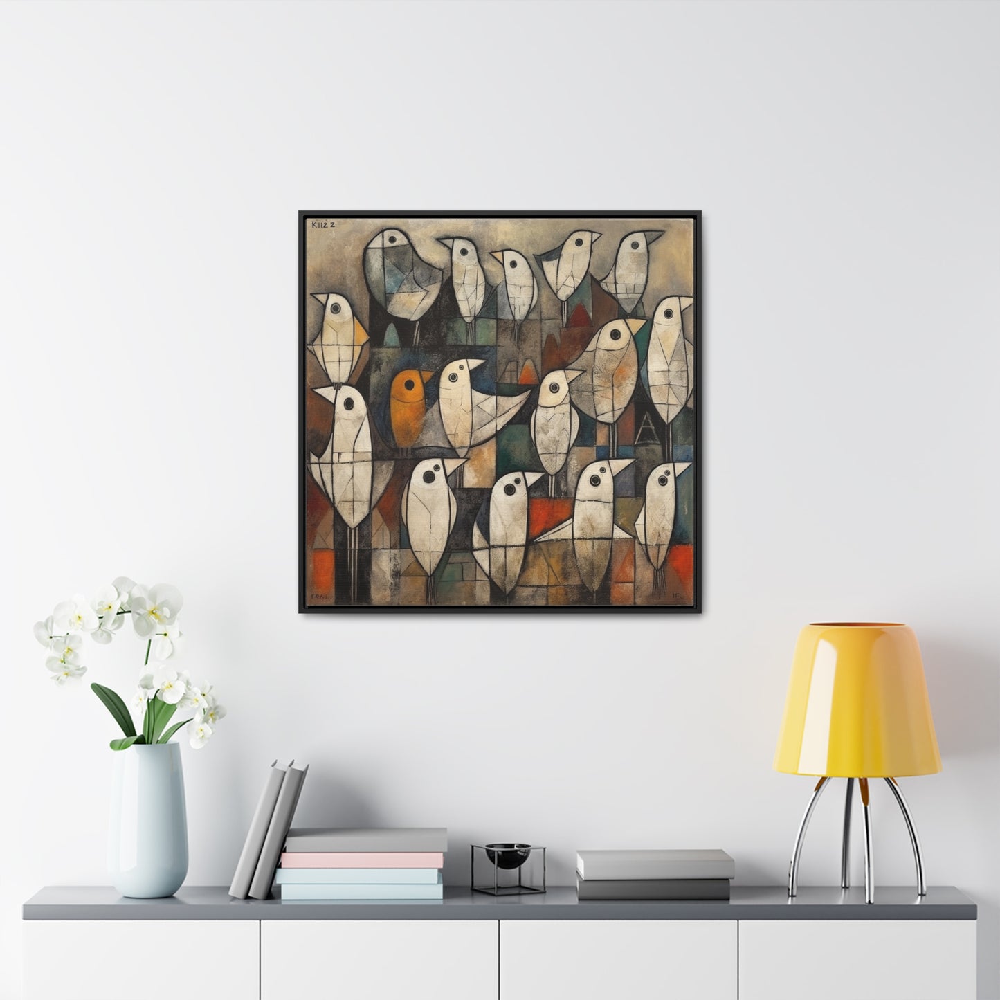 Bird 31, Gallery Canvas Wraps, Square Frame