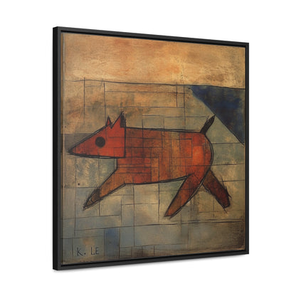 V Dog 12, Gallery Canvas Wraps, Square Frame