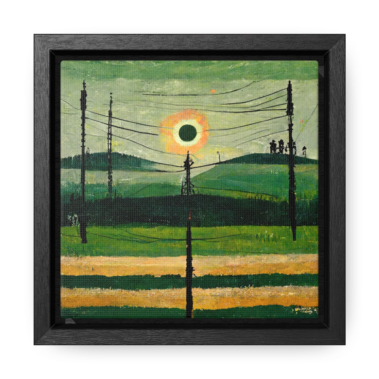 Land of the Sun 32, Valentinii, Gallery Canvas Wraps, Square Frame