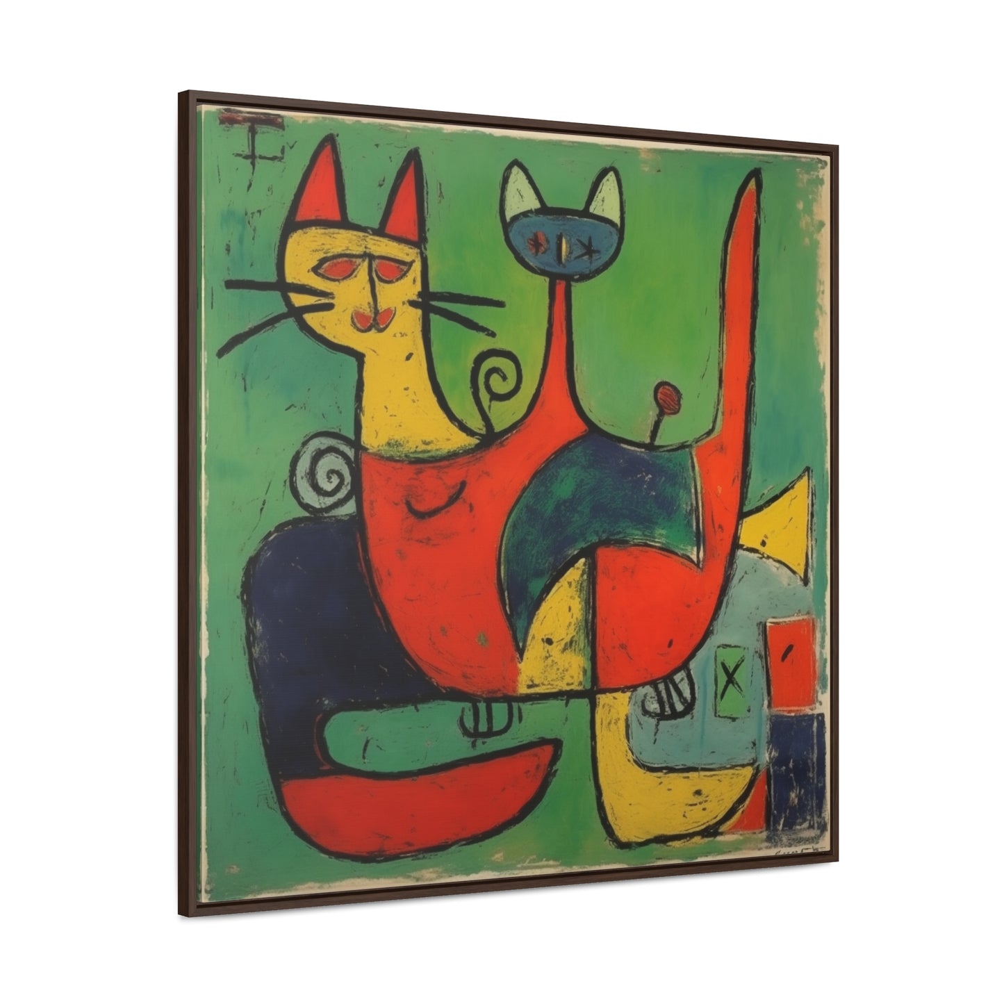 Cat 143, Gallery Canvas Wraps, Square Frame