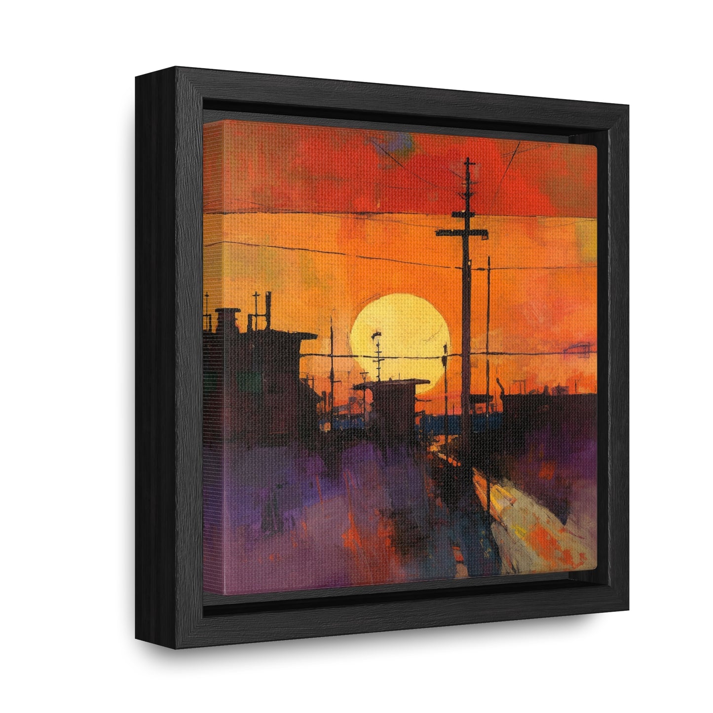 Land of the Sun 66, Valentinii, Gallery Canvas Wraps, Square Frame