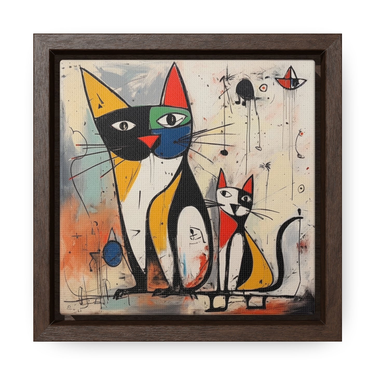 Cat 40, Gallery Canvas Wraps, Square Frame