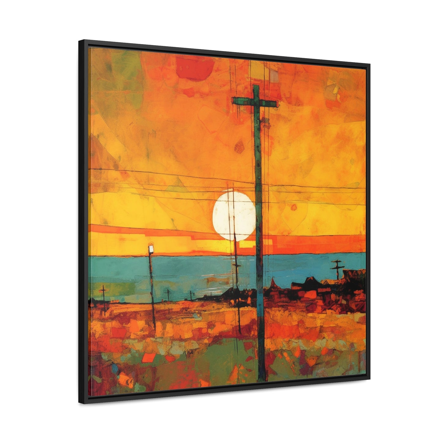 Land of the Sun 64, Valentinii, Gallery Canvas Wraps, Square Frame