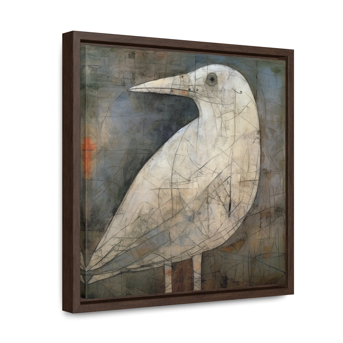 Bird 17, Gallery Canvas Wraps, Square Frame