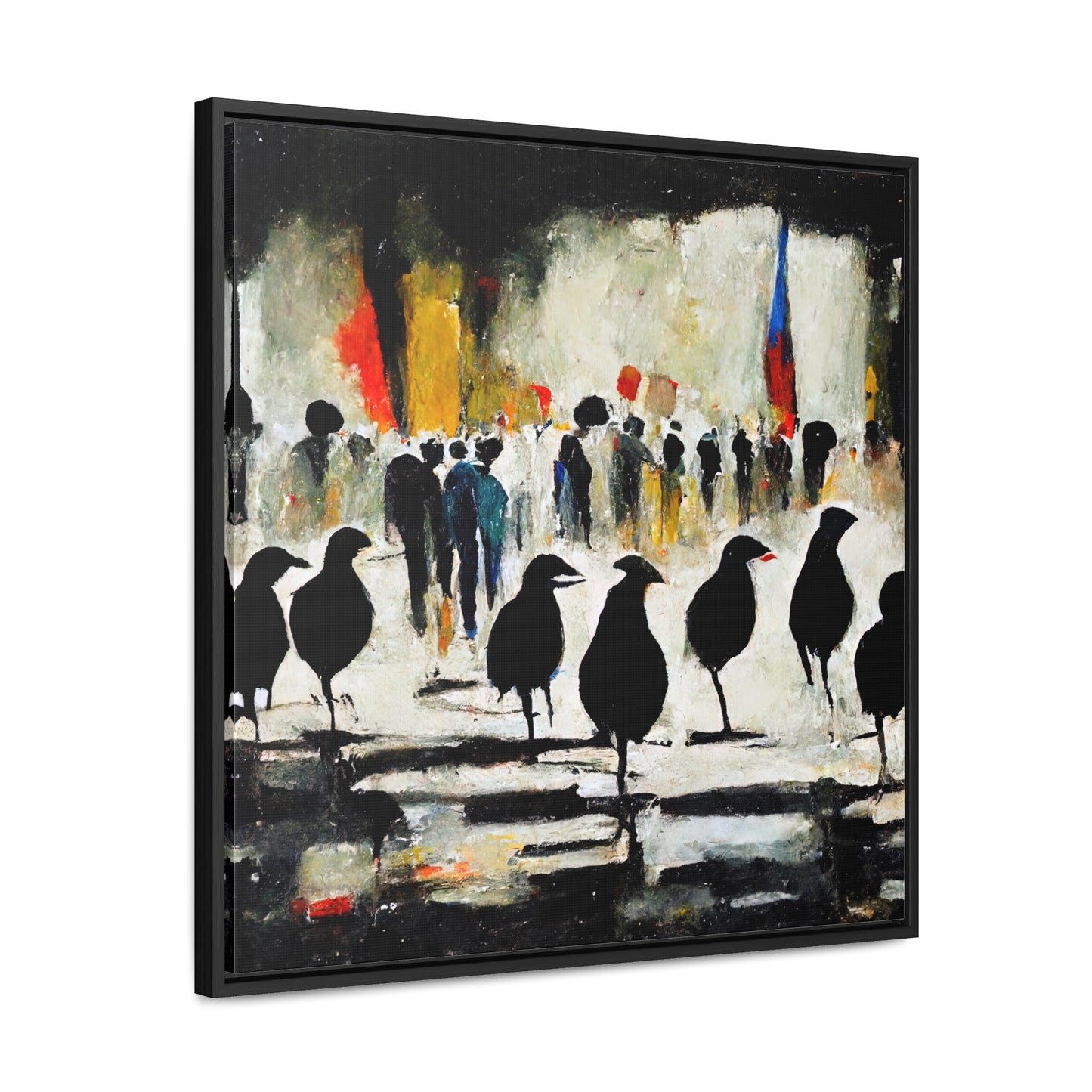 Social Seeds, Valentinii, Gallery Canvas Wraps, Square Frame