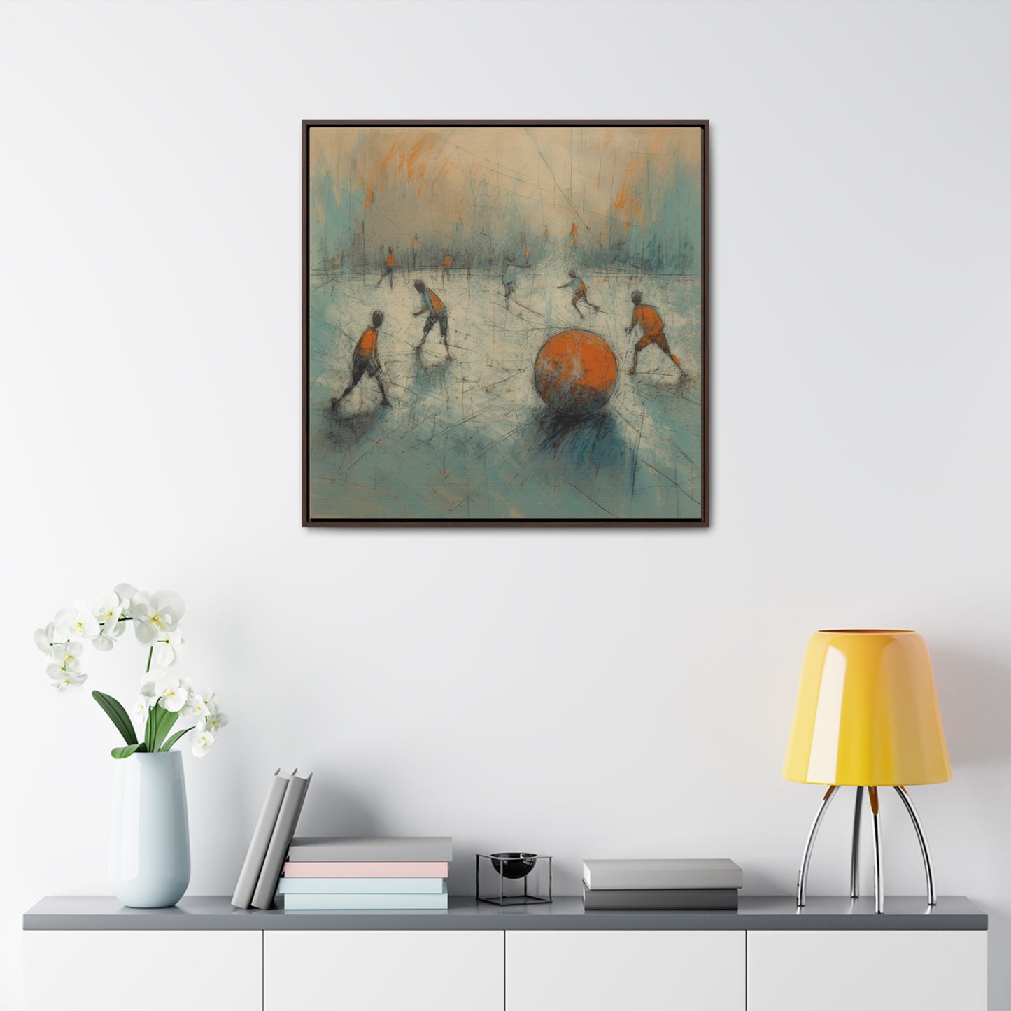 Childhood 15, Gallery Canvas Wraps, Square Frame