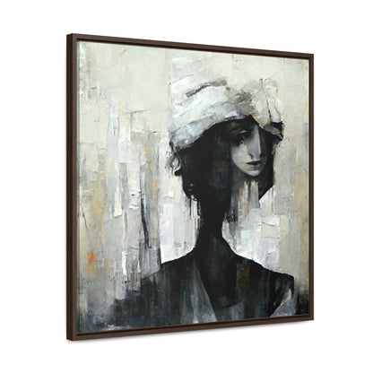 Forgotten Face 6, Valentinii, Gallery Canvas Wraps, Square Frame