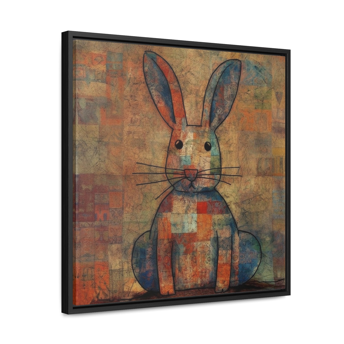 Rabbit 21, Gallery Canvas Wraps, Square Frame