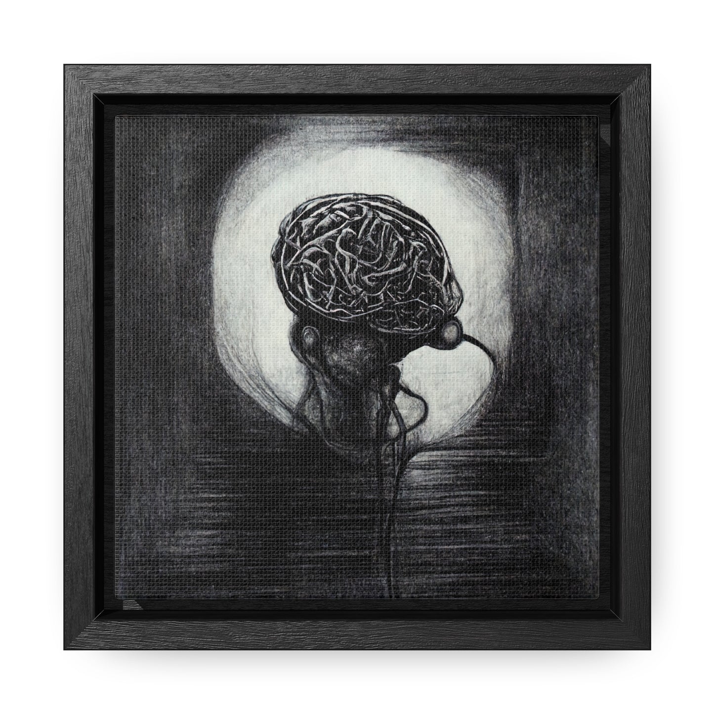 Brain 18, Valentinii, Gallery Canvas Wraps, Square Frame