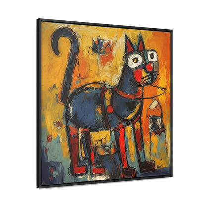 Cat 98, Gallery Canvas Wraps, Square Frame