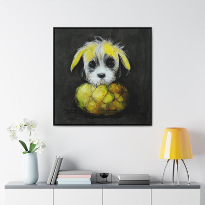 Dogs and Puppies 7, Valentinii, Gallery Canvas Wraps, Square Frame