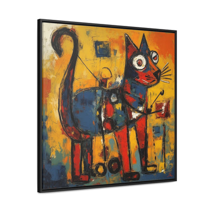 Cat 95, Gallery Canvas Wraps, Square Frame