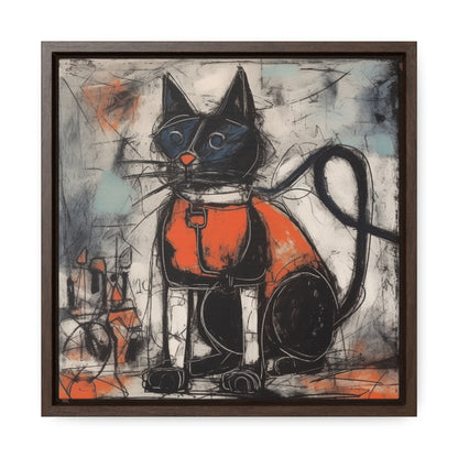 Cat 35, Gallery Canvas Wraps, Square Frame