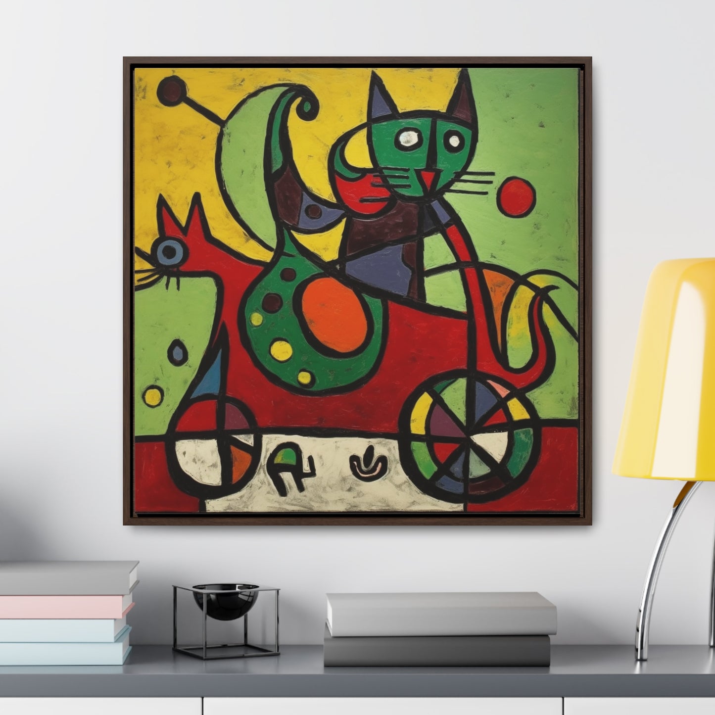 Cat 149, Gallery Canvas Wraps, Square Frame