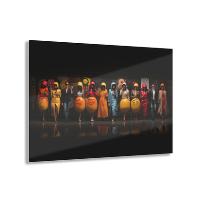 Emoji 43, Acrylic Prints