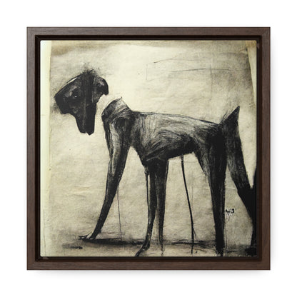 Dogs and Puppies 23, Valentinii, Gallery Canvas Wraps, Square Frame