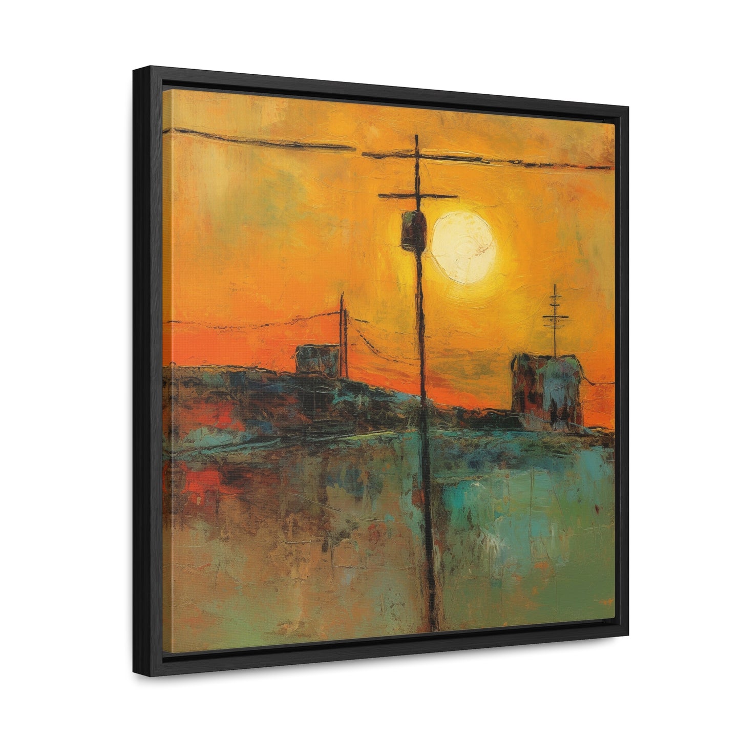 Land of the Sun 53, Valentinii, Gallery Canvas Wraps, Square Frame