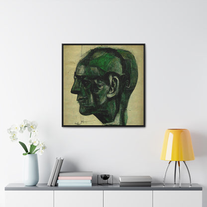 Heads 7, Valentinii, Gallery Canvas Wraps, Square Frame