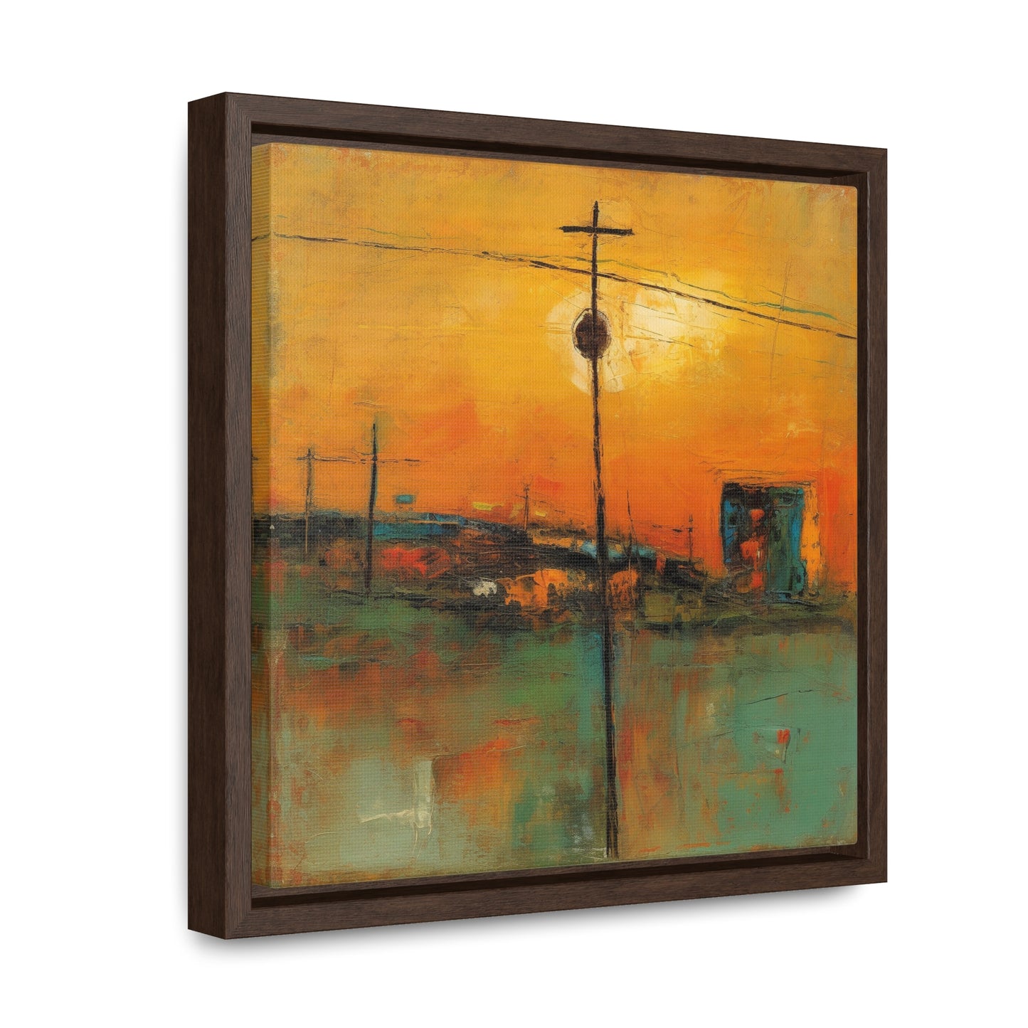 Land of the Sun 57, Valentinii, Gallery Canvas Wraps, Square Frame