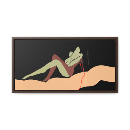 Woman Gold, Original Eduard Pavel, Gallery Canvas Wraps, Horizontal Frame