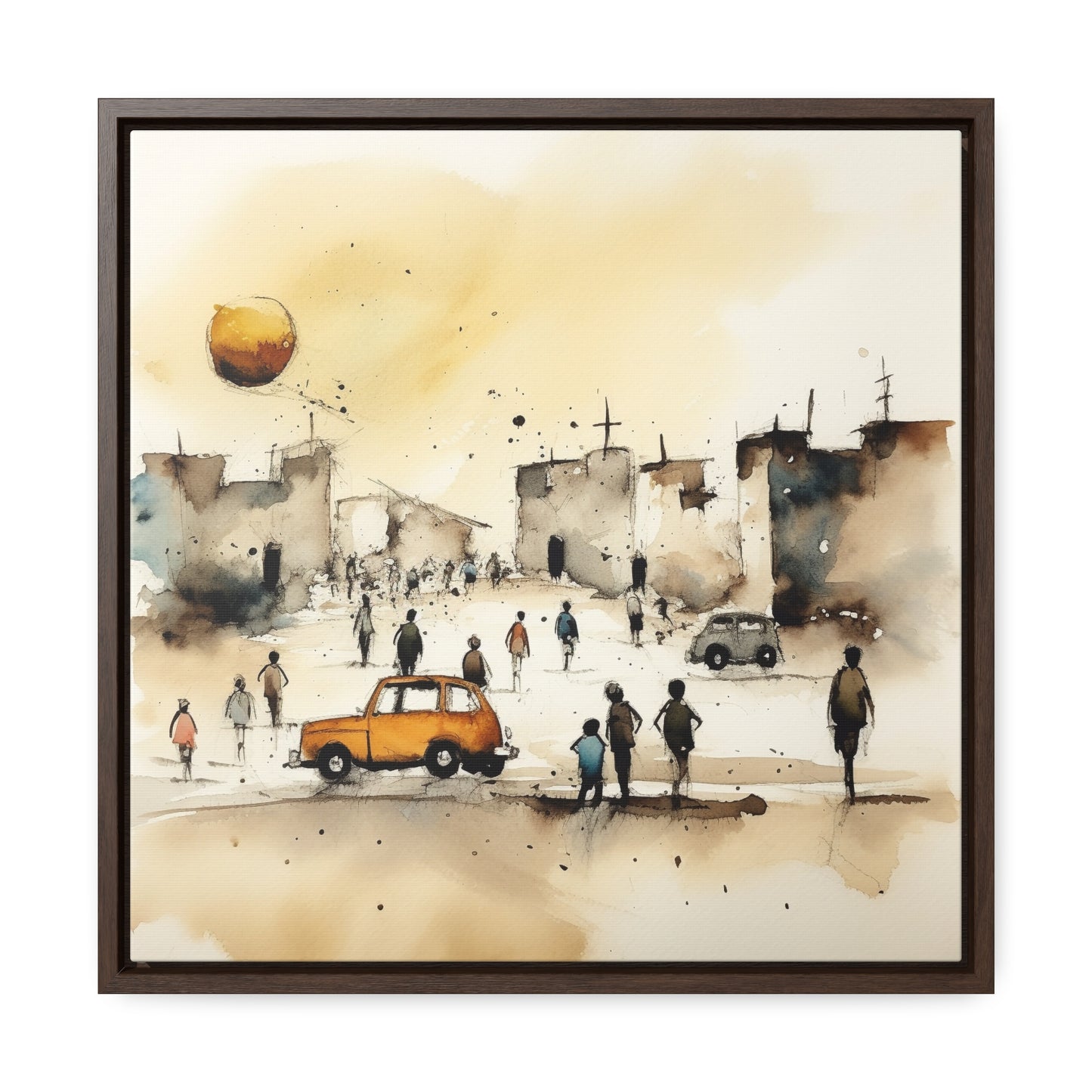 Childhood 7, Valentinii, Gallery Canvas Wraps, Square Frame